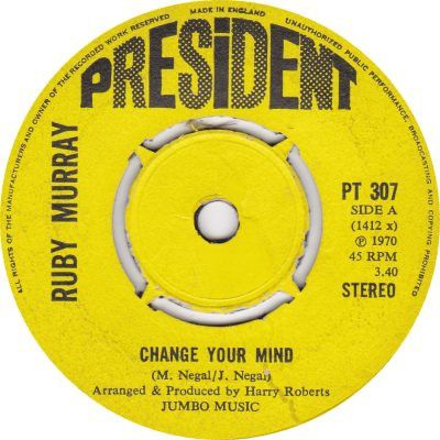 Ruby Murray - Change Your Mind / Absence Makes The Heart Grow Fonder (7", Single) (Near Mint (NM or M-))