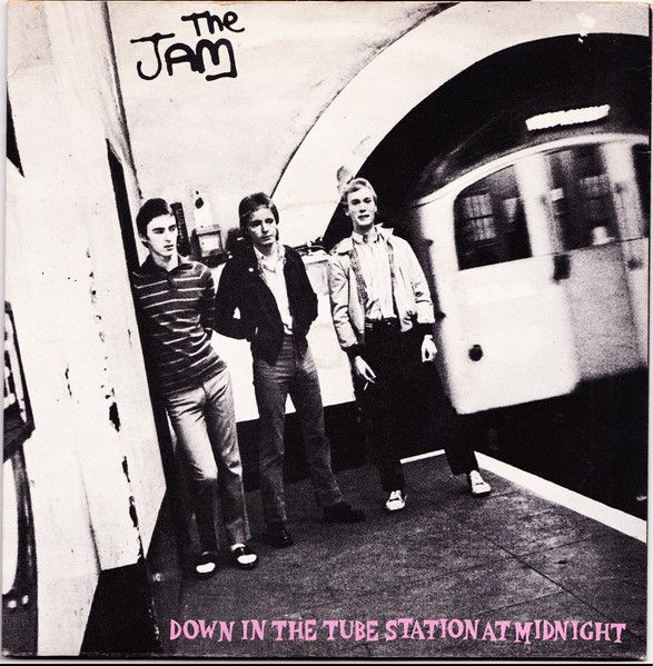 The Jam - Down In The Tube Station At Midnight (7", Single, RE) (Very Good Plus (VG+))