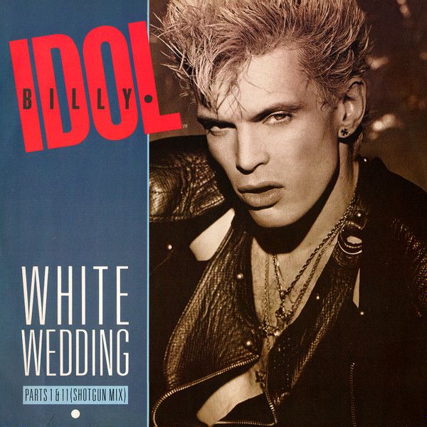 Billy Idol - White Wedding Parts I &amp; II (Shot Gun Mix) (12", Single, P/Mixed) (Near Mint (NM or M-))