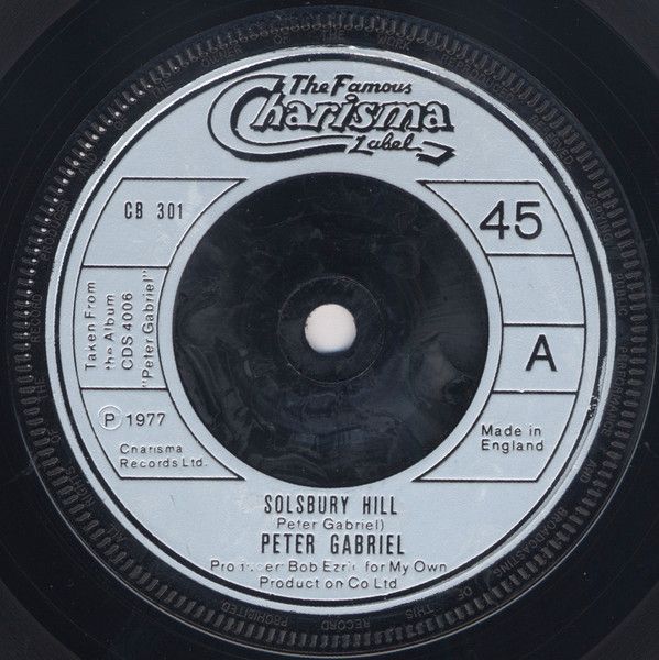 Peter Gabriel - Solsbury Hill (7", Single) (Near Mint (NM or M-))