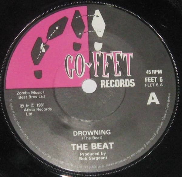 The Beat  - Drowning / All Out To Get You (7", Single, Pap) (Near Mint (NM or M-))