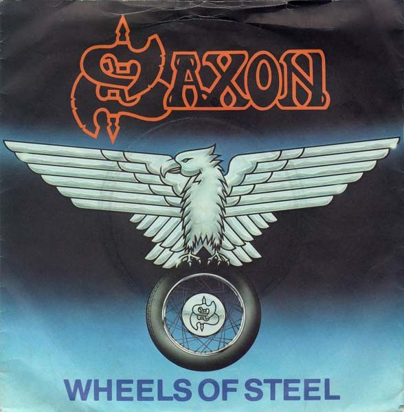 Saxon - Wheels Of Steel (7", Single) (Near Mint (NM or M-))