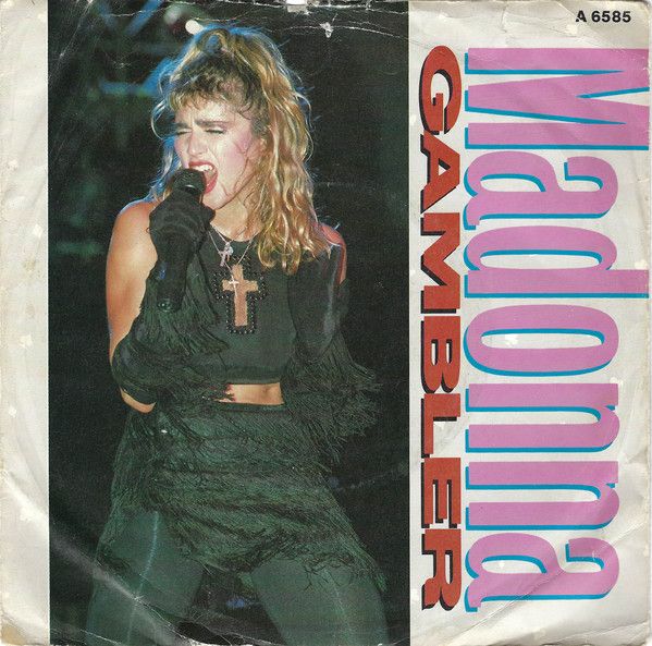 Madonna - Gambler (7", Single) (Very Good Plus (VG+))