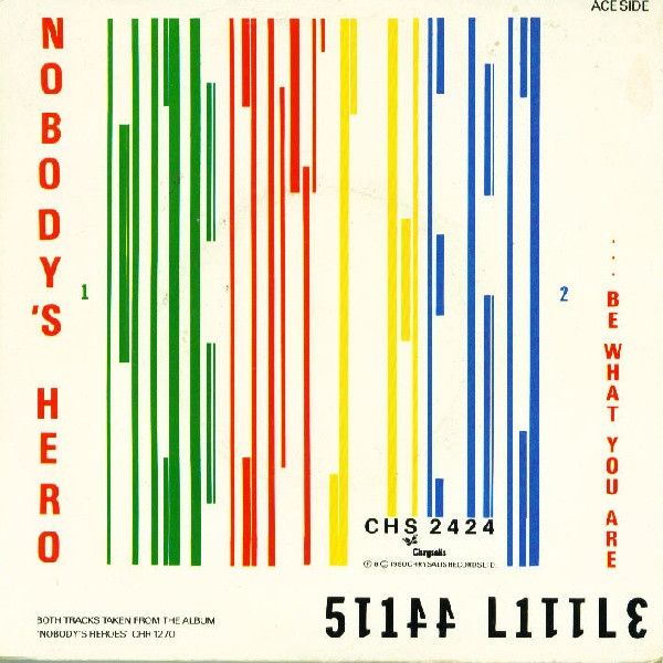 Stiff Little Fingers - Nobody's Hero / Tin Soldiers (7", Single, Blu) (Near Mint (NM or M-))