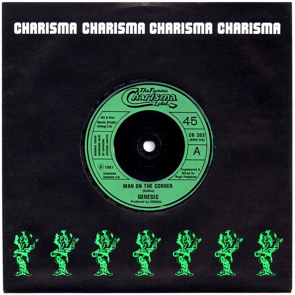 Genesis - Man On The Corner (7", Single) (Near Mint (NM or M-))