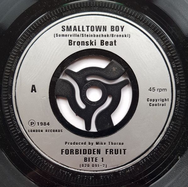 Bronski Beat - Smalltown Boy (7", Single, Sil) (Very Good Plus (VG+))