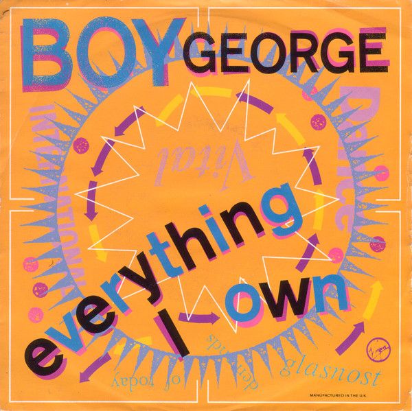 Boy George - Everything I Own (7", Single, Gre) (Very Good Plus (VG+))