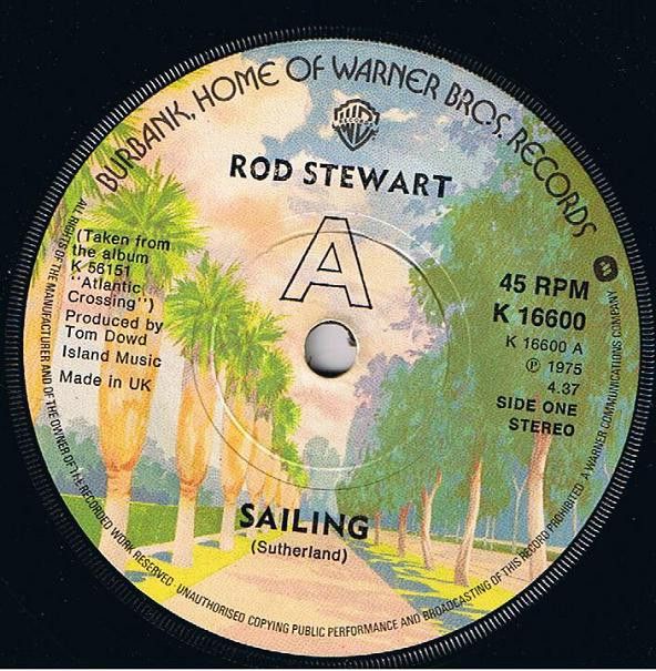 Rod Stewart - Sailing (7", Single, Sol) (Very Good (VG))
