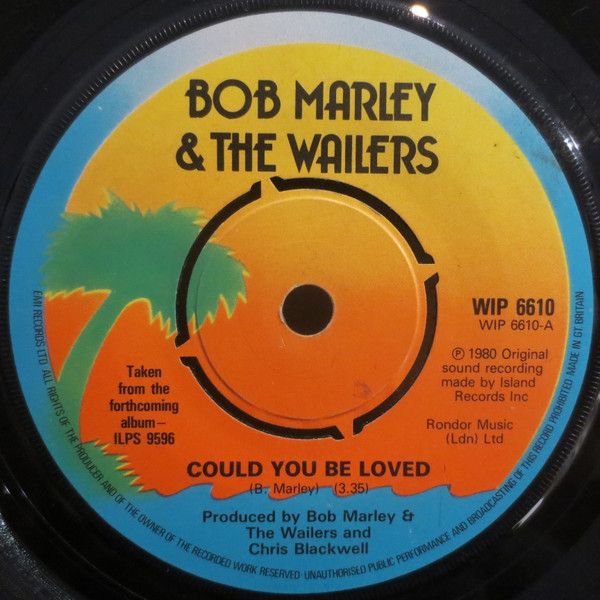 Bob Marley &amp; The Wailers - Could You Be Loved (7", Single) (Very Good (VG))