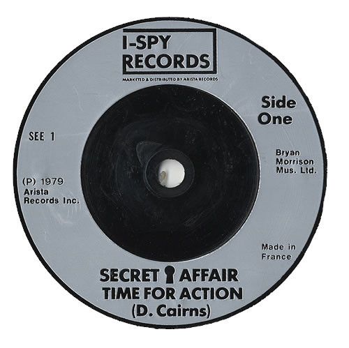 Secret Affair - Time For Action (7", Single, Fre) (Near Mint (NM or M-))