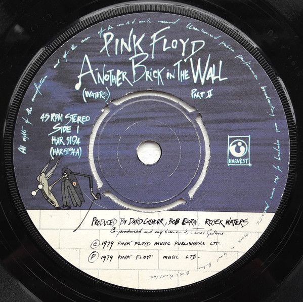 Pink Floyd - Another Brick In The Wall (Part II) (7", Single) (Good (G))
