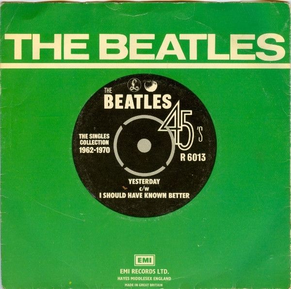 The Beatles - Yesterday c/w I Should Have Known Better (7", Single, Bla) (Near Mint (NM or M-))
