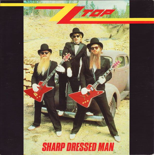 ZZ Top - Sharp Dressed Man (7", Single, Pap) (Very Good Plus (VG+))
