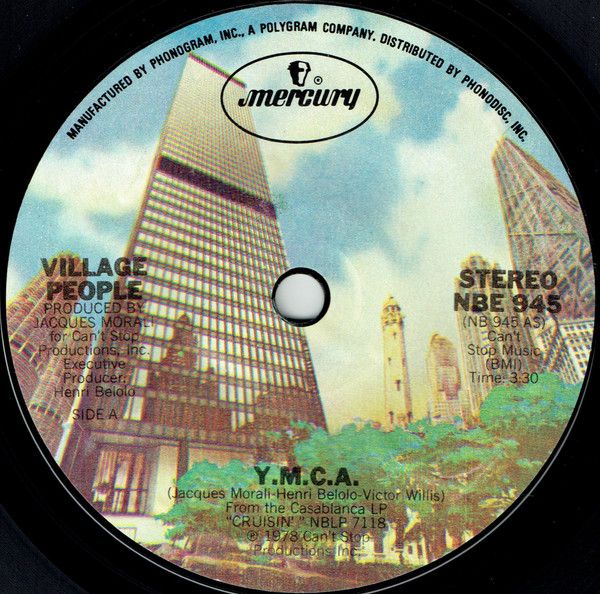 Village People - Y.M.C.A. (7", Single, Styrene, Sol) (Very Good (VG))