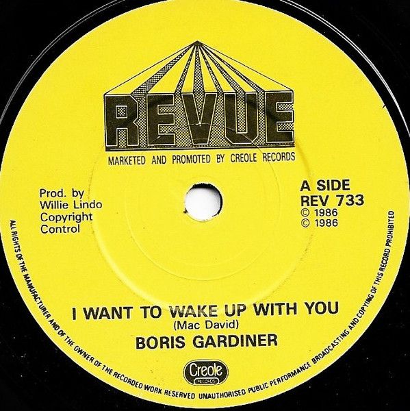 Boris Gardiner - I Want To Wake Up With You (7", Single, M/Print) (Very Good Plus (VG+))