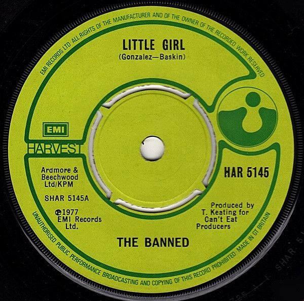 The Banned - Little Girl (7", Single, RE, Com) (Very Good Plus (VG+))