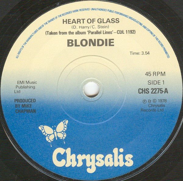 Blondie - Heart Of Glass (7", Single, Sol) (Very Good (VG))