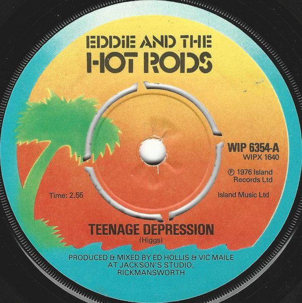Eddie And The Hot Rods - Teenage Depression (7", Single, Com) (Very Good Plus (VG+))