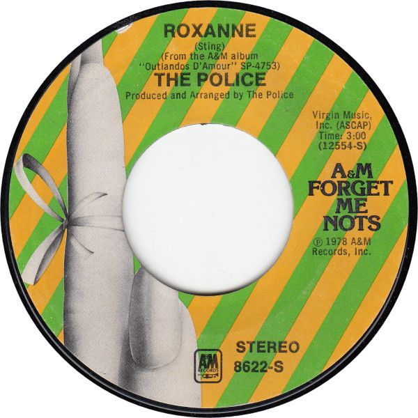 The Police - Roxanne / Can't Stand Losing You (7", RE, San) (Near Mint (NM or M-))