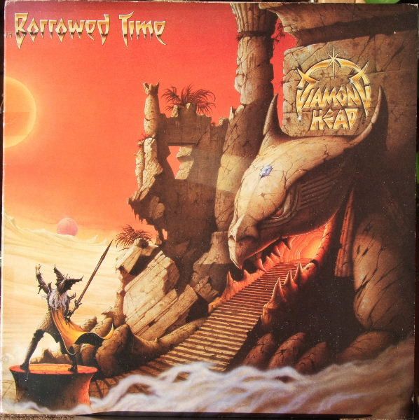 Diamond Head  - Borrowed Time (LP, Album, Gat) (Near Mint (NM or M-))