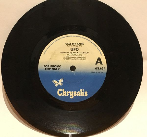 UFO  - Call My Name (7", Promo) (Very Good (VG))