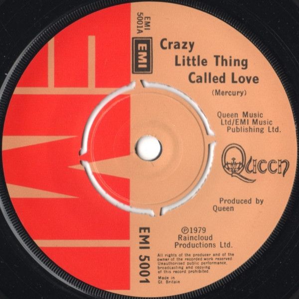 Queen - Crazy Little Thing Called Love (7", Single, Com) (Very Good (VG))