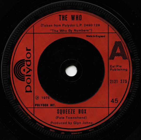 The Who - Squeeze Box (7", Single) (Very Good Plus (VG+))