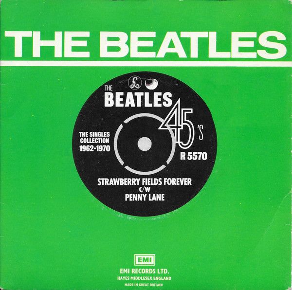 The Beatles - Strawberry Fields Forever c/w Penny Lane (7", Single, Mono, RE) (Very Good Plus (VG+))