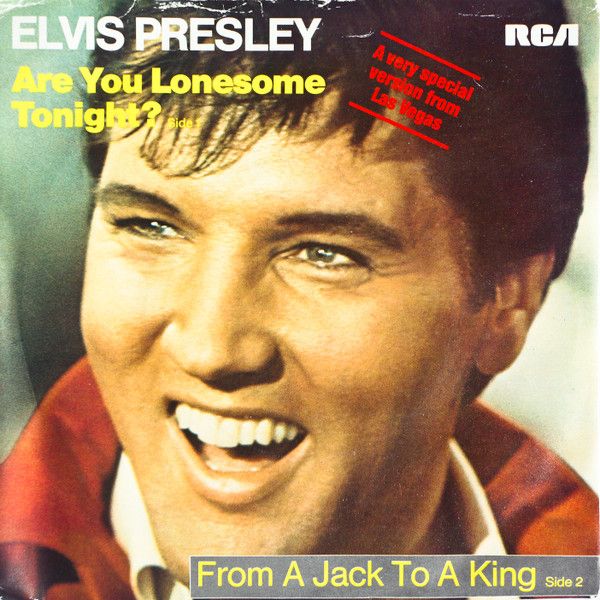 Elvis Presley - Are You Lonesome Tonight? (7", Single) (Good Plus (G+))