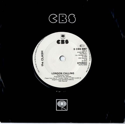 The Clash - London Calling / Armagideon Time (7", Single) (Very Good (VG))