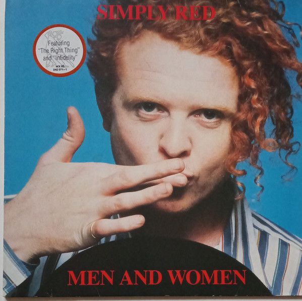 Simply Red - Men And Women (LP, Album, CBS) (Very Good (VG))
