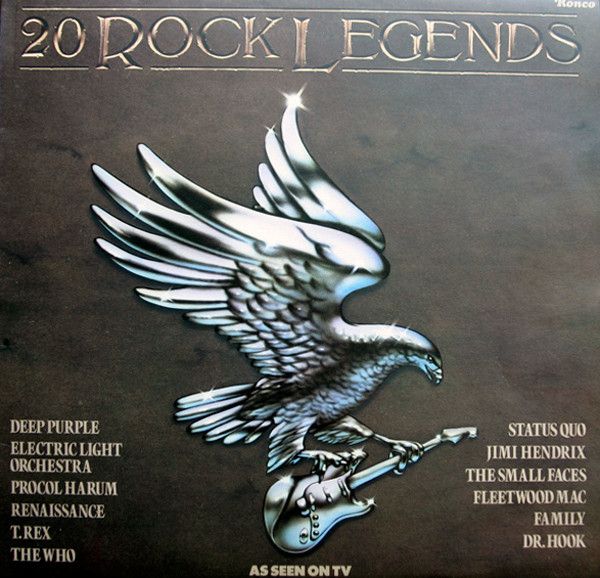 Various - 20 Rock Legends (LP, Comp) (Near Mint (NM or M-))
