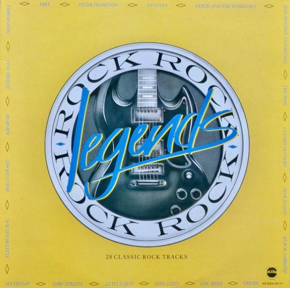 Various - Rock Legends (2xLP, Comp) (Near Mint (NM or M-))