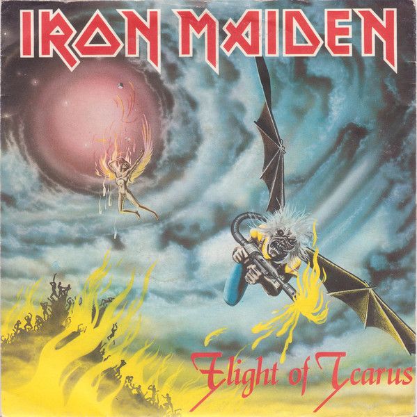 Iron Maiden - Flight Of Icarus (7", Single, Sil) (Near Mint (NM or M-))