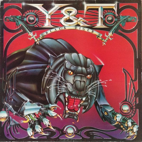 Y &amp; T - Black Tiger (LP, Album) (Near Mint (NM or M-))
