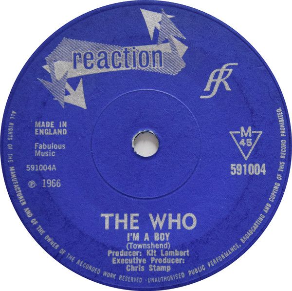 The Who - I'm A Boy (7", Single, Mono, Sol) (Very Good (VG))