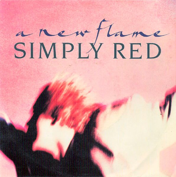 Simply Red - A New Flame (7", Single, Sol) (Near Mint (NM or M-))