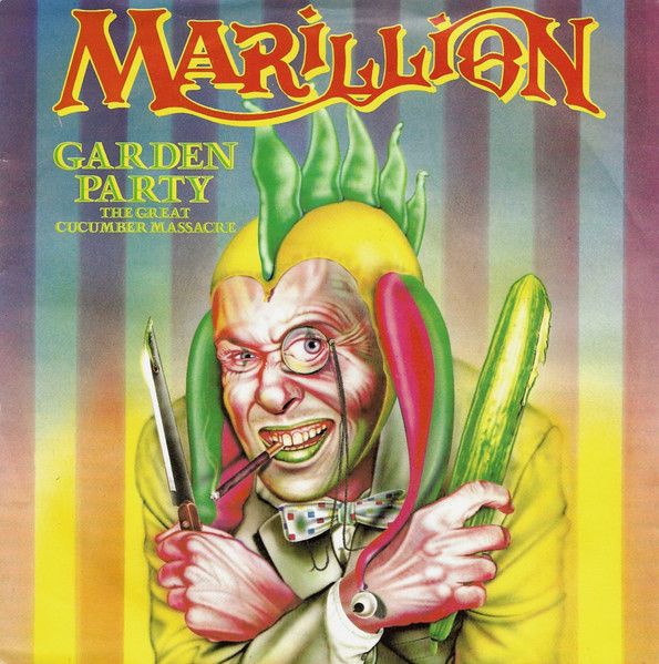 Marillion - Garden Party (The Great Cucumber Massacre) (7", Single) (Near Mint (NM or M-))