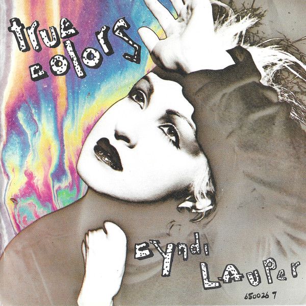 Cyndi Lauper - True Colors (7", Single) (Near Mint (NM or M-))