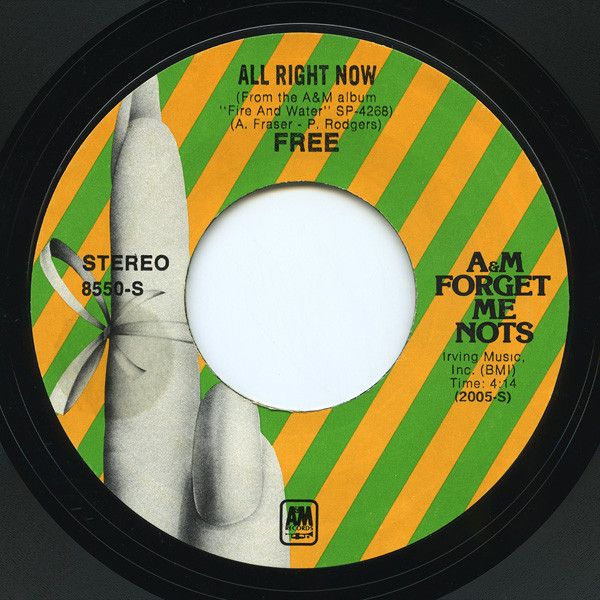 Free - All Right Now / The Stealer (7", Single) (Near Mint (NM or M-))