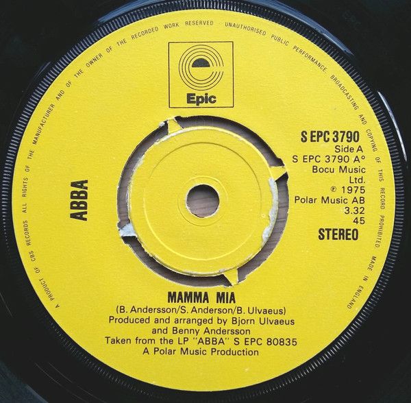 ABBA - Mamma Mia (7", Single, Kno) (Very Good Plus (VG+))