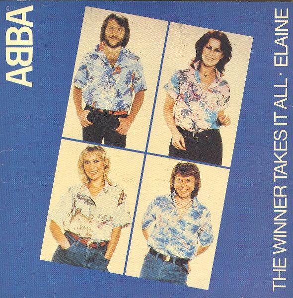 ABBA - The Winner Takes It All / Elaine (7", Single) (Near Mint (NM or M-))