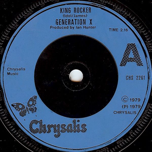 Generation X  - King Rocker (7", Single, Inj) (Very Good Plus (VG+))