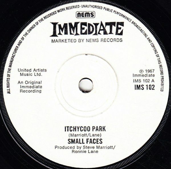 Small Faces - Itchycoo Park (7", Single, RE, Sol) (Very Good Plus (VG+))
