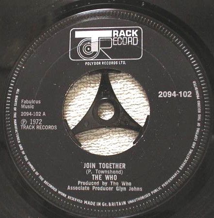 The Who - Join Together (7", Single, Juk) (Near Mint (NM or M-))
