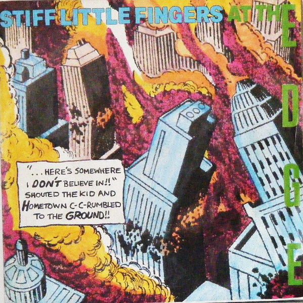 Stiff Little Fingers - At The Edge (7", RP) (Near Mint (NM or M-))