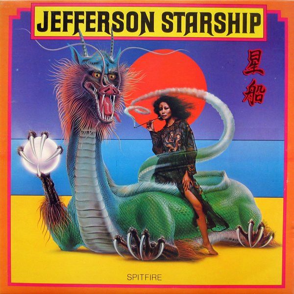 Jefferson Starship - Spitfire (LP, Album) (Near Mint (NM or M-))