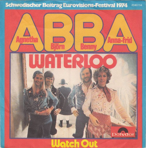 ABBA, Agnetha Björn Benny Anna-Frid* - Waterloo (7", Single) (Good Plus (G+))
