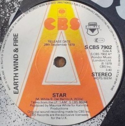Earth Wind &amp; Fire* - Star (7", Promo) (Mint (M))