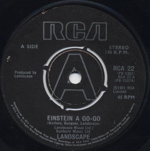 Landscape - Einstein A Go-Go (7", Single, Bla) (Very Good Plus (VG+))